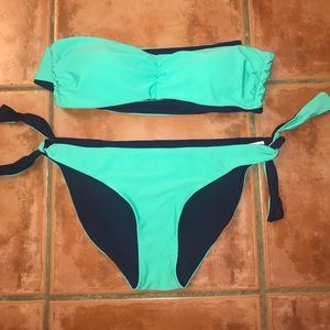 Aerie strapless bikini
